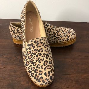 Toms Palma leather espadrille slip on Size 9.5